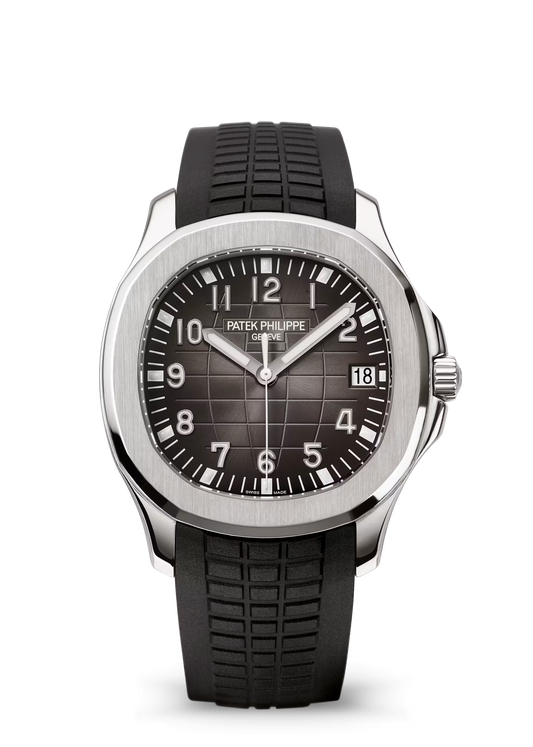 Patek Philippe Aquanaut Black Dial 5167 Silver
