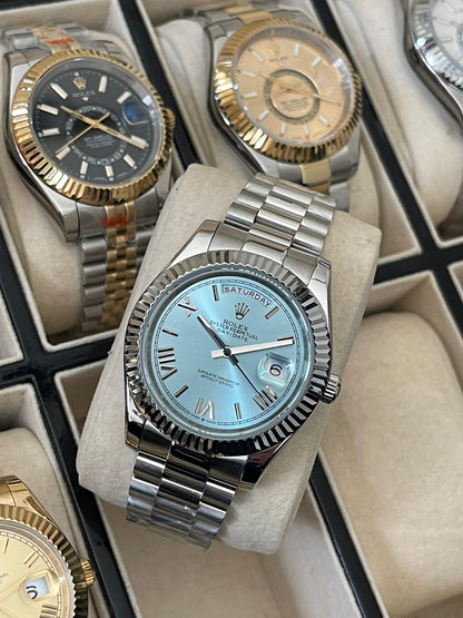 Rolex Day-Date Ice Blue Roman Dial