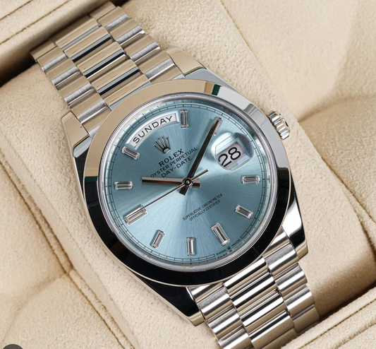 Rolex Day-Date Ice Blue Roman Dial