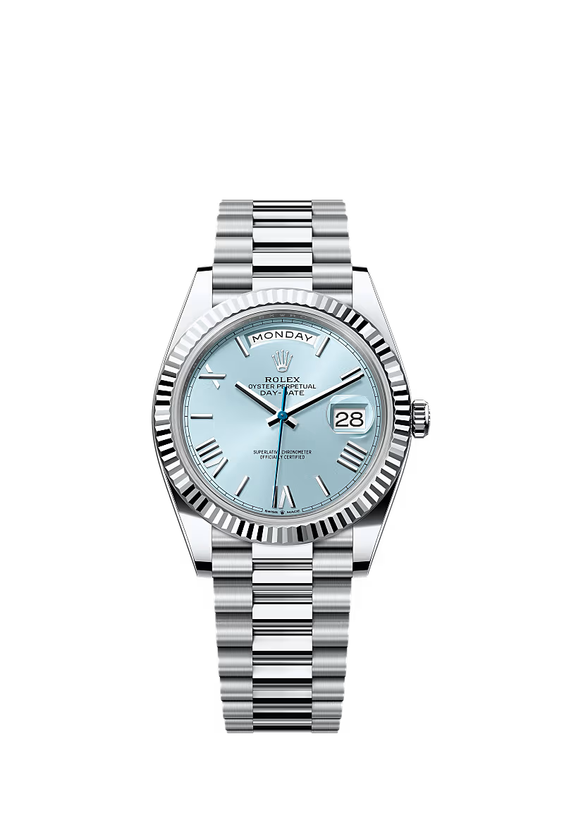 Rolex Day-Date Ice Blue Roman Dial