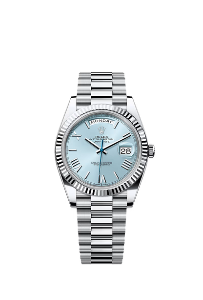 Rolex Day-Date Ice Blue Roman Dial